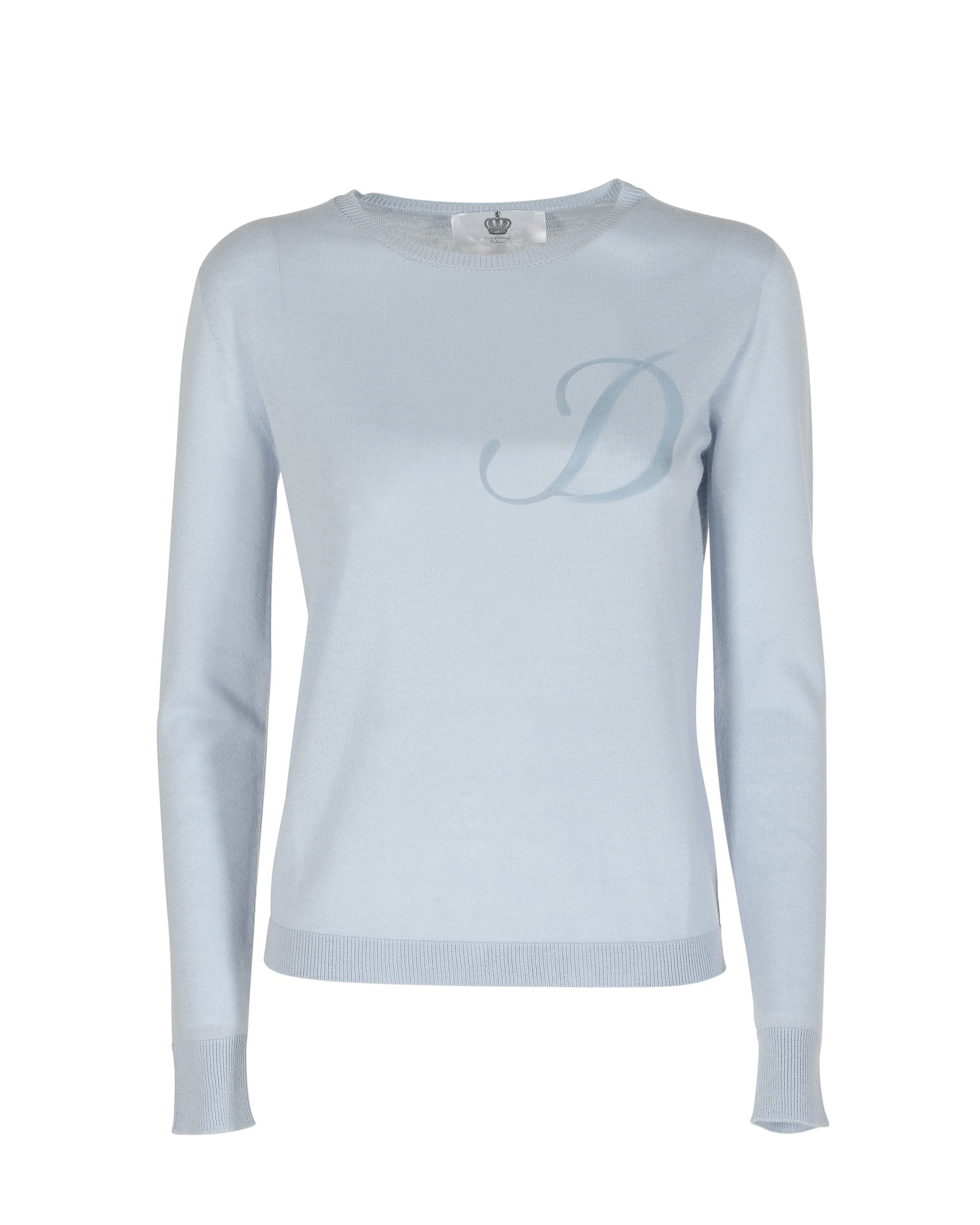 Dee Ocleppo Long Sleeve ART 004 LIGHT BLUE LETTER D