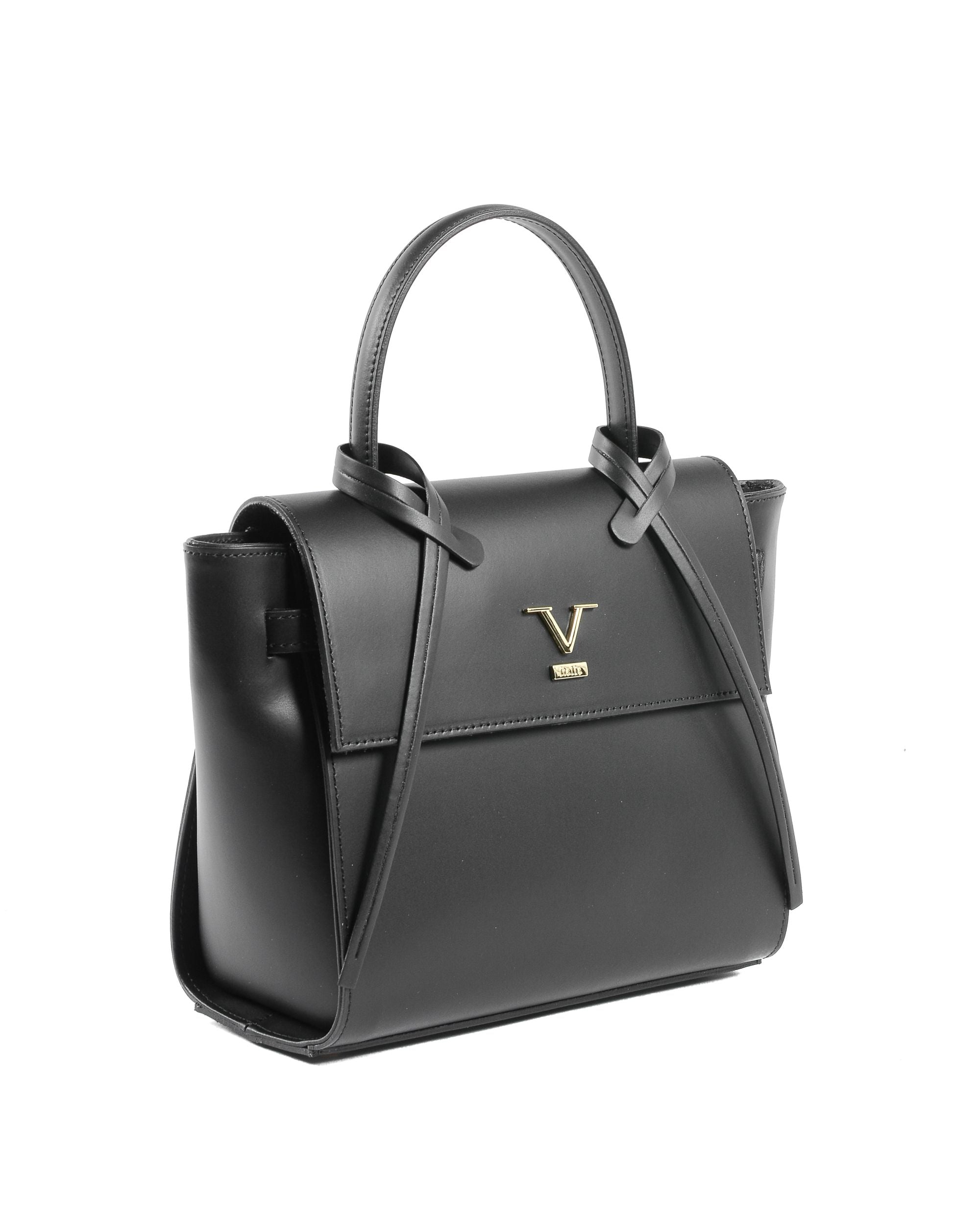 V Italia Borsa a mano da donna V030-G RUGA NERO