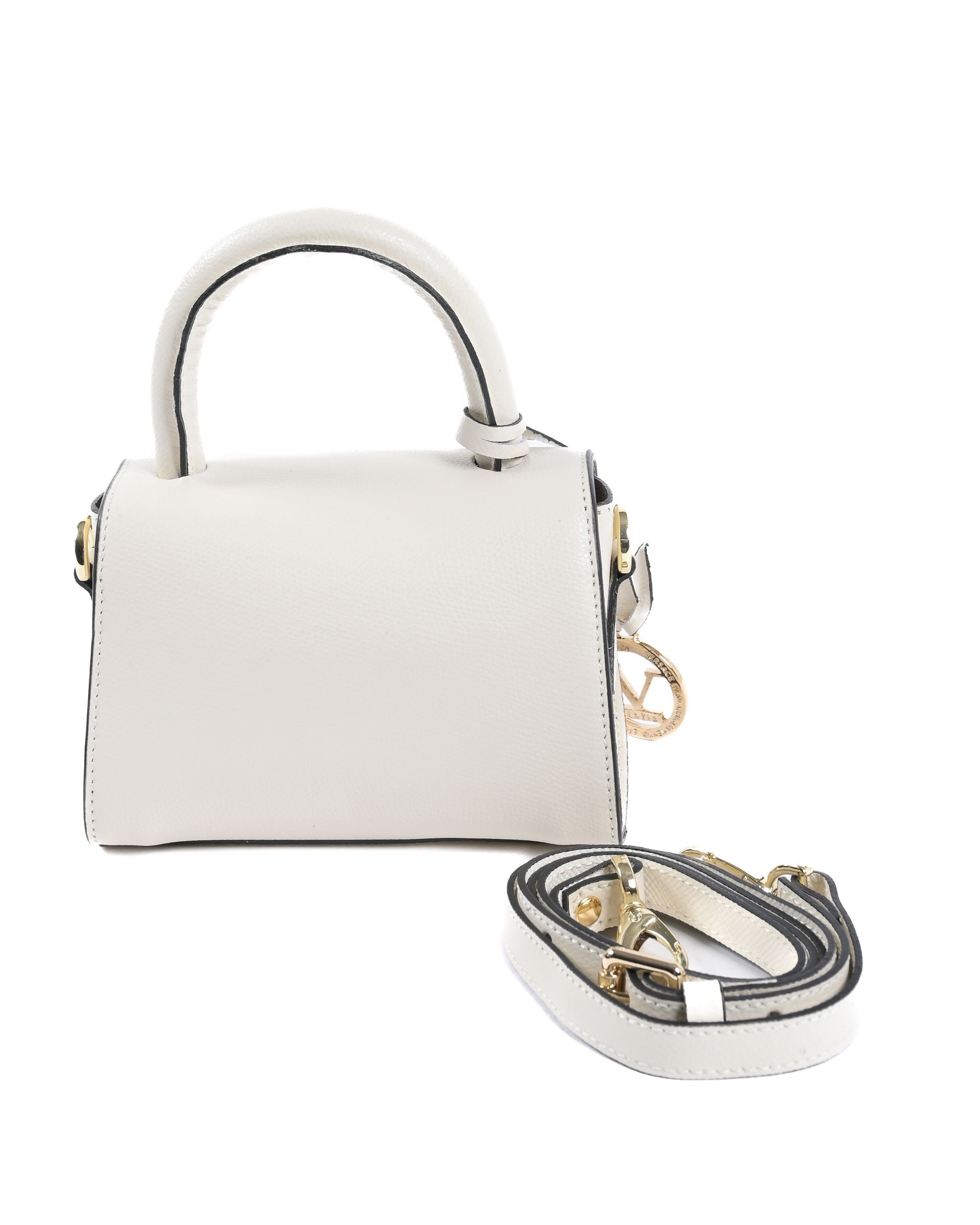 Mini borsa da donna V Italia Crema GAR10V-S PALMELLATO PANNA