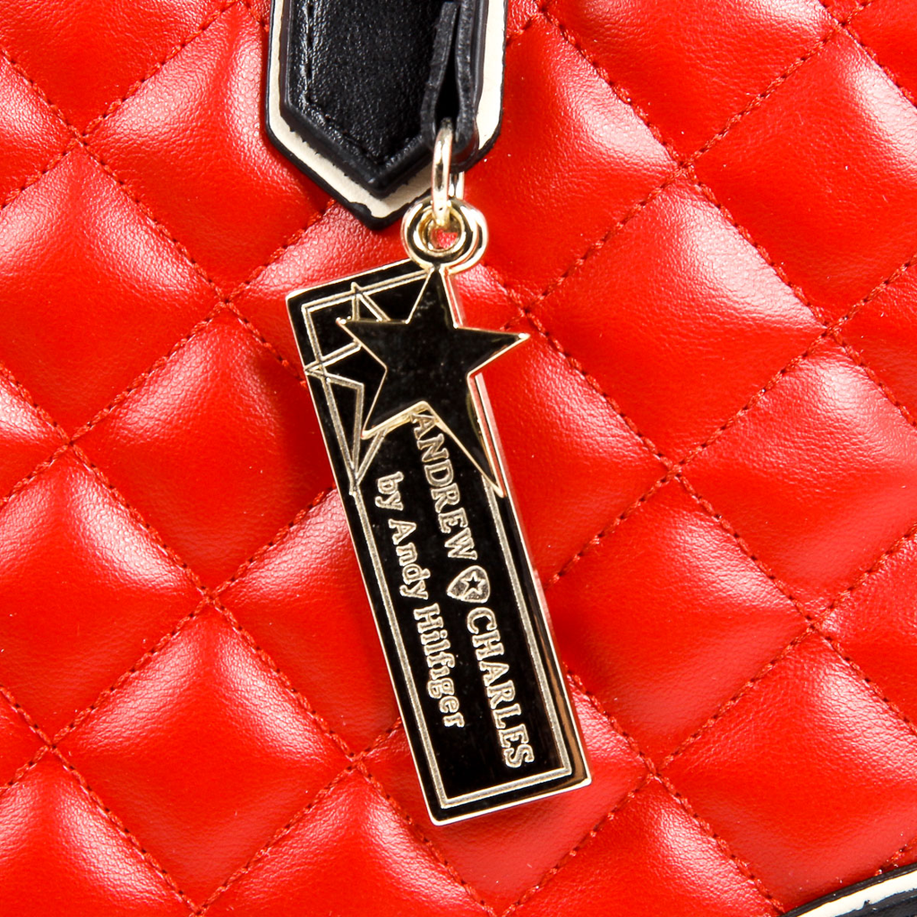 Borsa a mano da donna Andrew Charles rossa LILLI