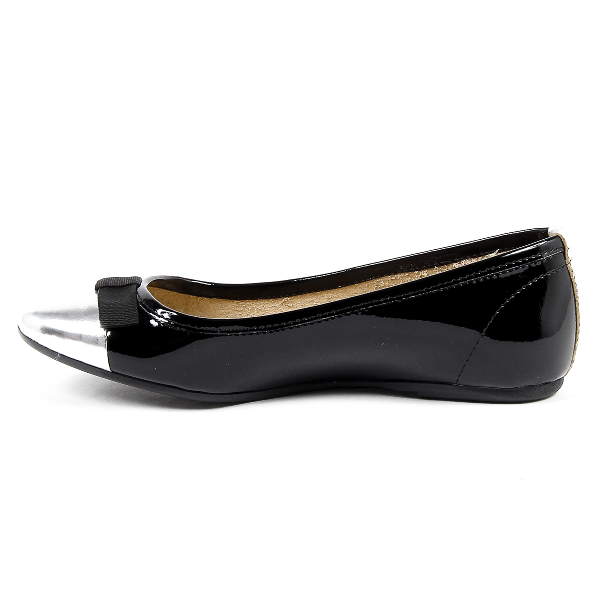 V 1969 Italia Womens Ballerina Black GEMMA