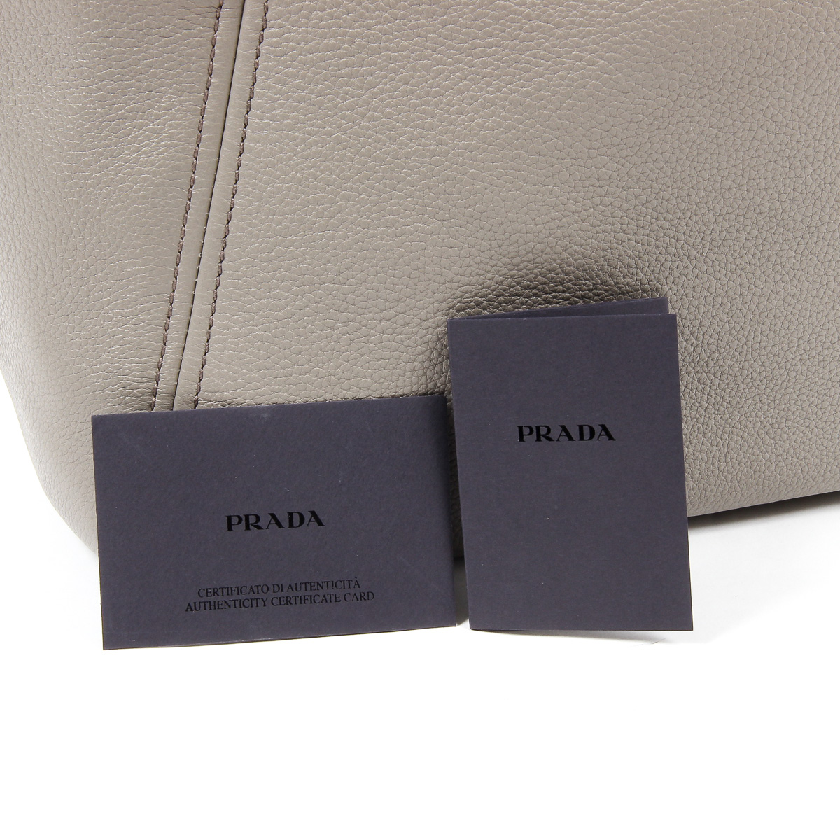 Borsa a mano Prada da donna 1BG113 UWL F0572 ARGILLA VIT DAINO