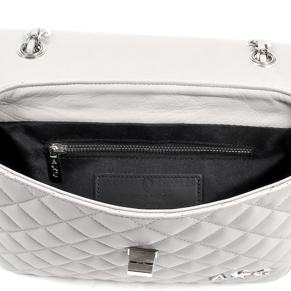 Borsa a mano da donna Andrew Charles grigia AZALEA