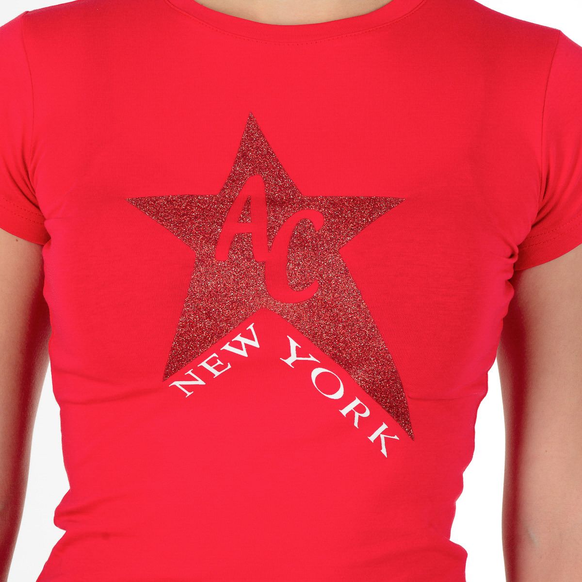 Andrew Charles By Andy Hilfiger T-shirt da donna TS501 03 1002 TARANA RED S8