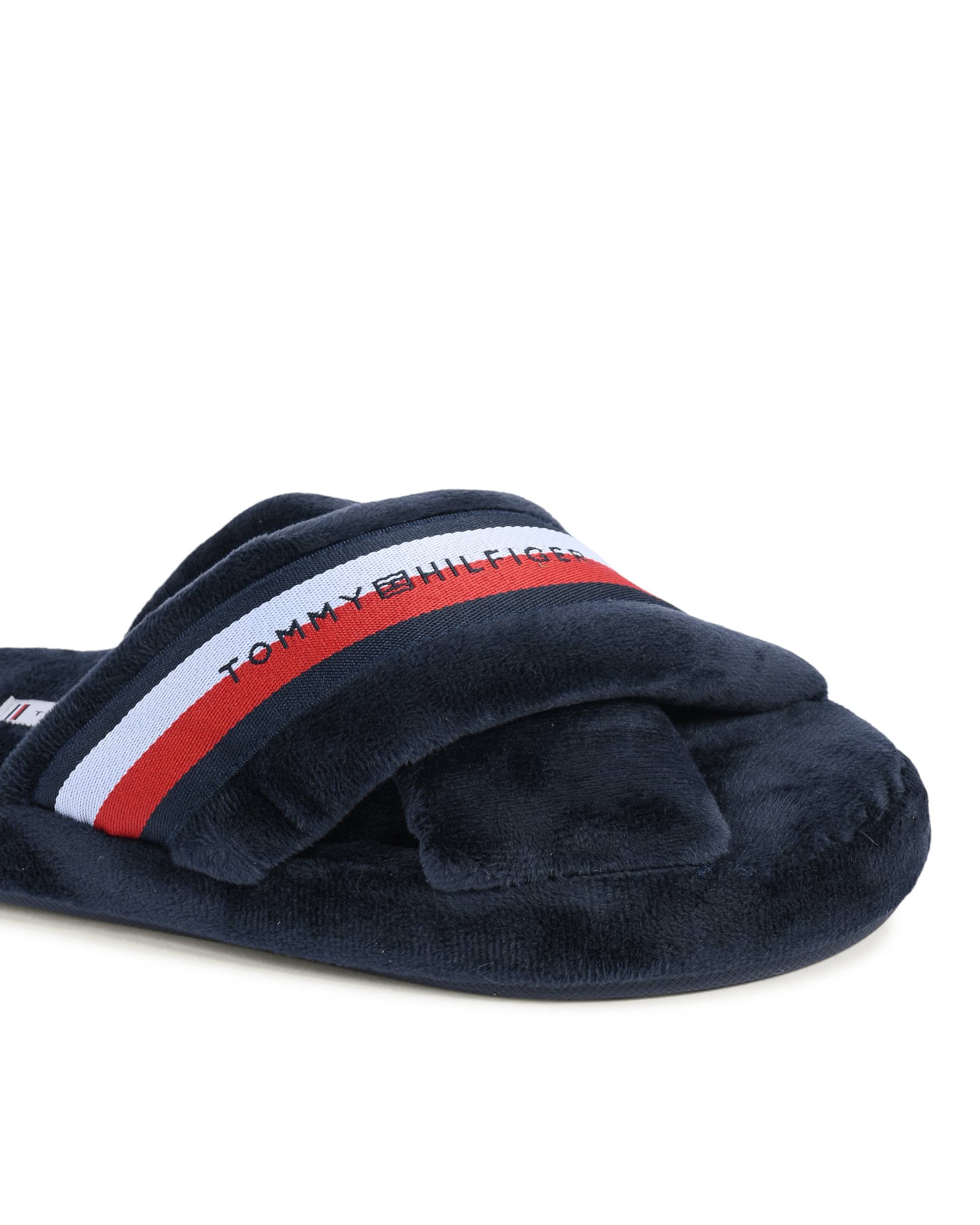 Tommy Hilfiger Pantofole da donna blu FW0FW06587DW5