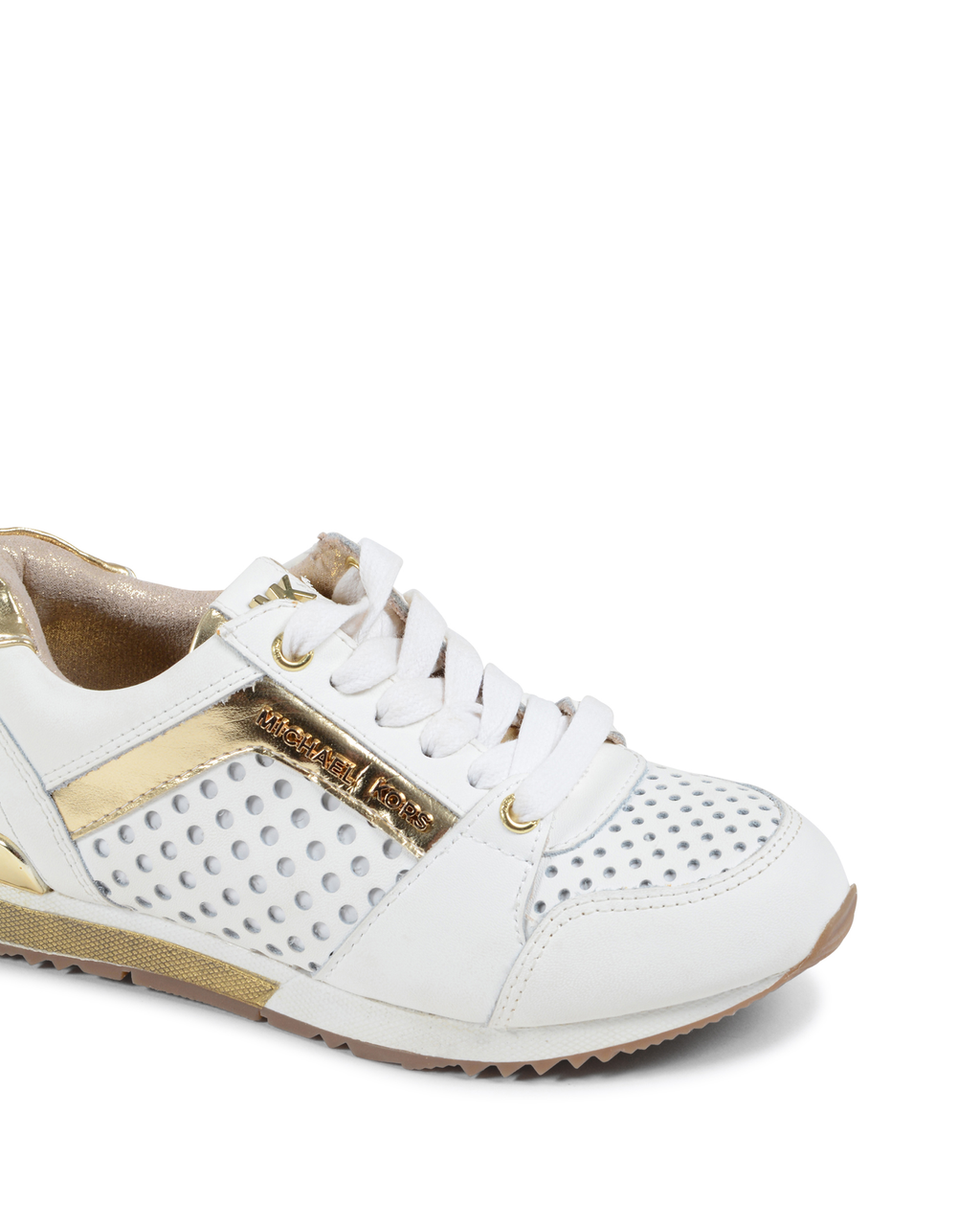 Michael Kors Sneaker da bambina bianca ZIA ALLIE SAY WHITE GOLD