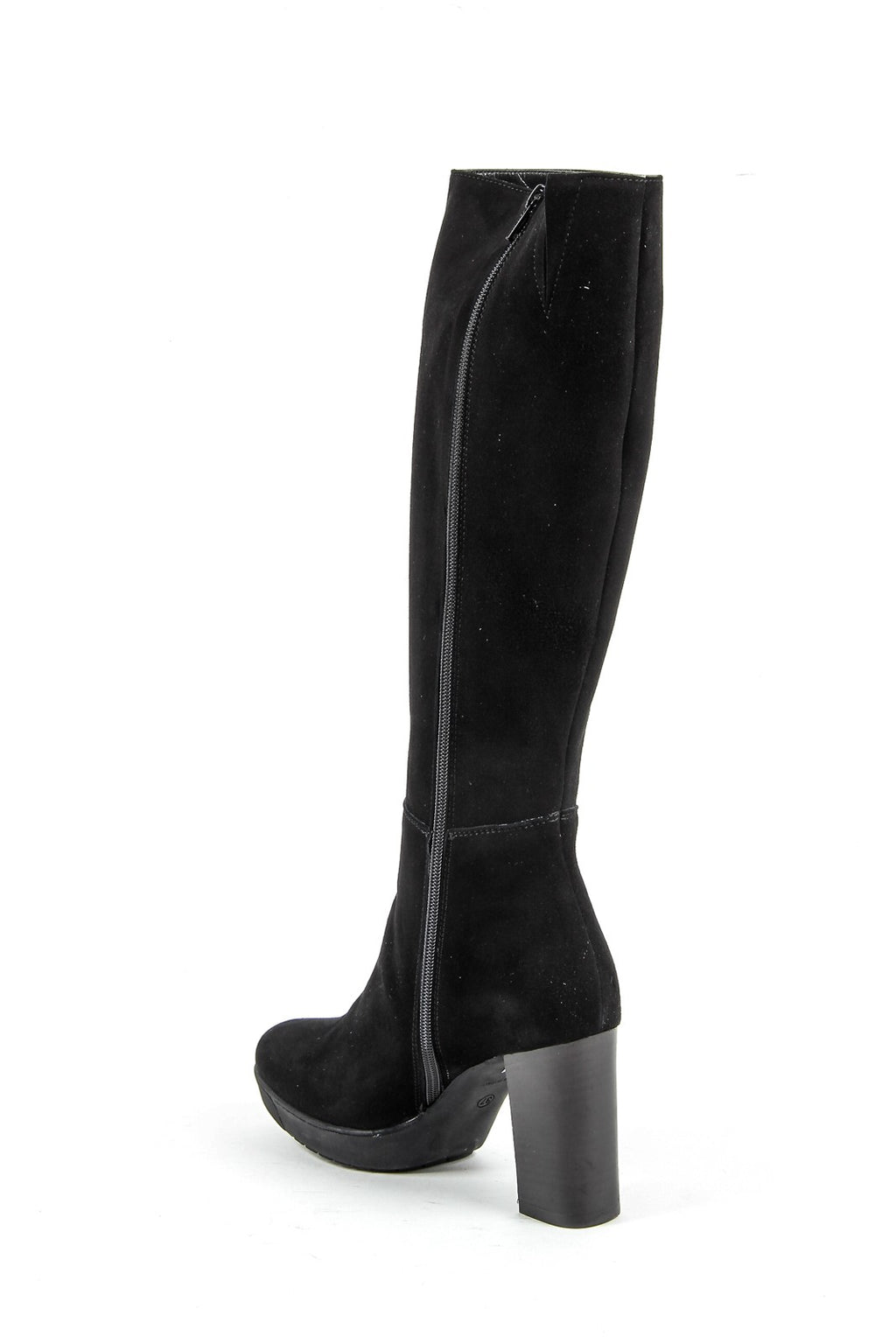 Stivale Alto Da Donna V 1969 Italia C19 CAMOSCIO NERO
