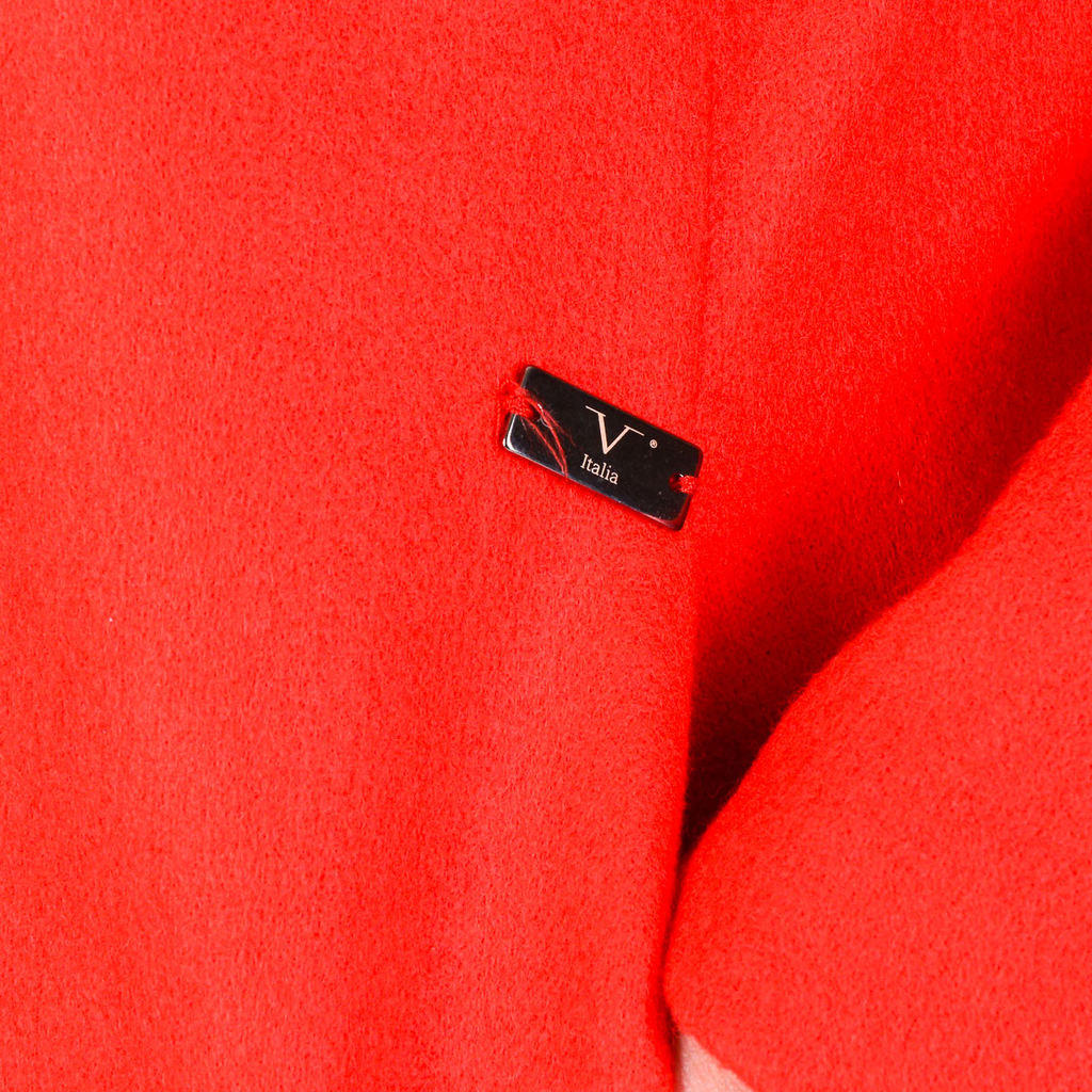 V 1969 Italia Cappotto da donna a maniche lunghe rosso CHEYENNE