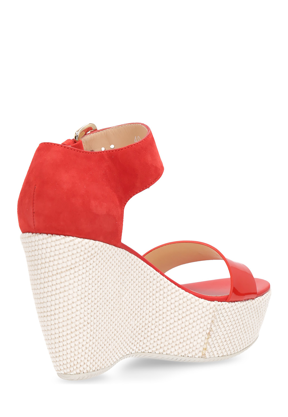 Hogan Sandalo con zeppa da donna rosso HXW2000H7900NNG829