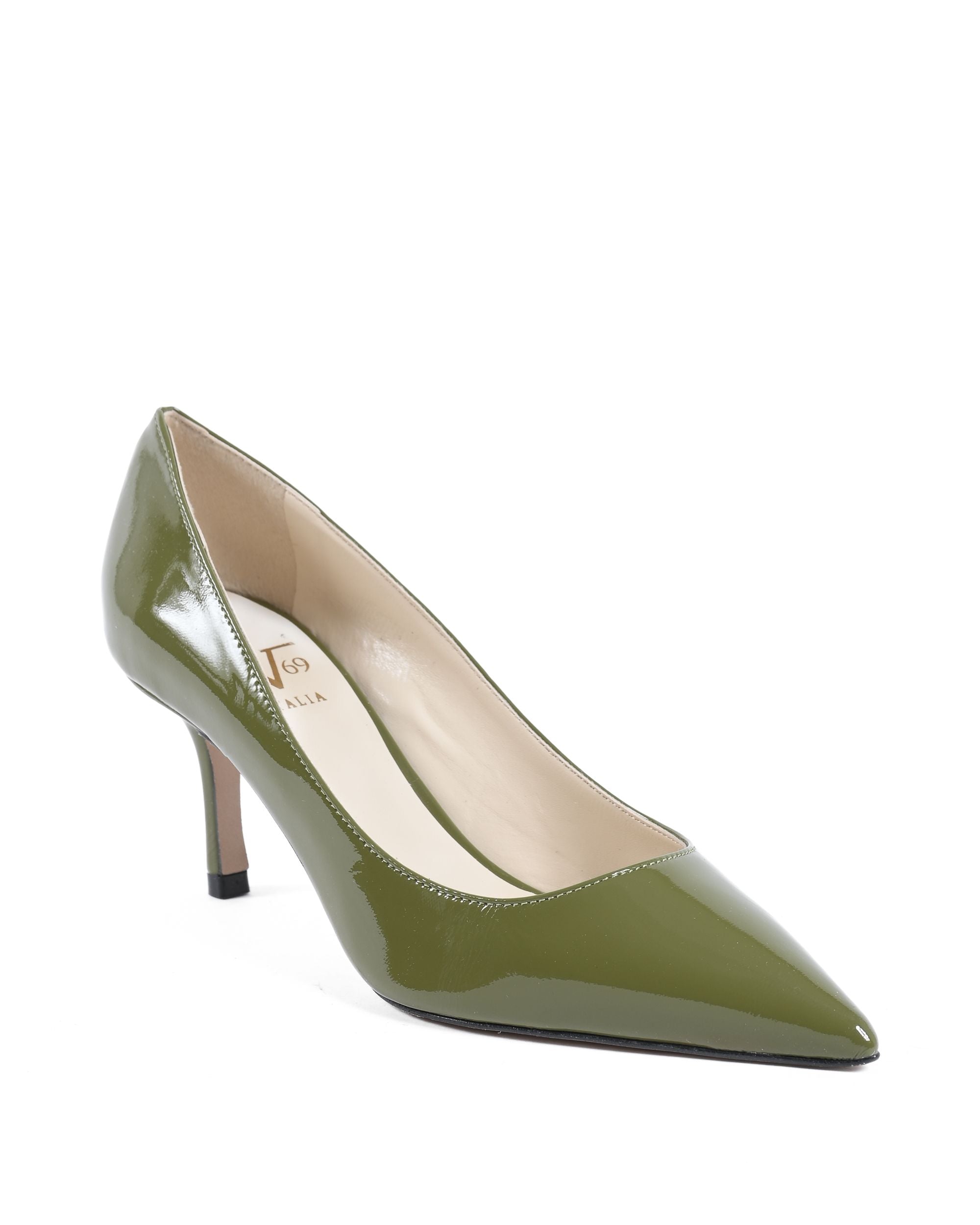 19V69 Italia Decolleté Donna Verde Scuro INES65 VERNICE VERDE