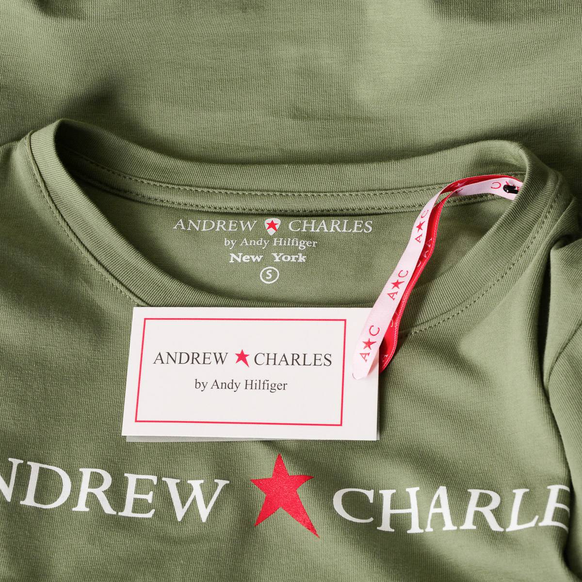 Andrew Charles By Andy Hilfiger T-shirt da donna LS TS602 031002 PHENIX GREEN 003