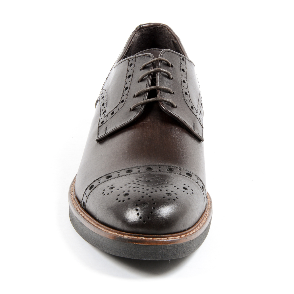 Andrew Charles Scarpa Brogue da Uomo Marrone LOU