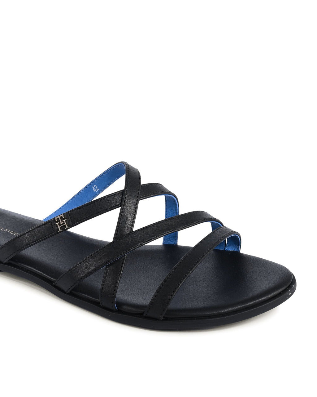 Sandalo da donna Tommy Hilfiger nero FW0FW08067BDS