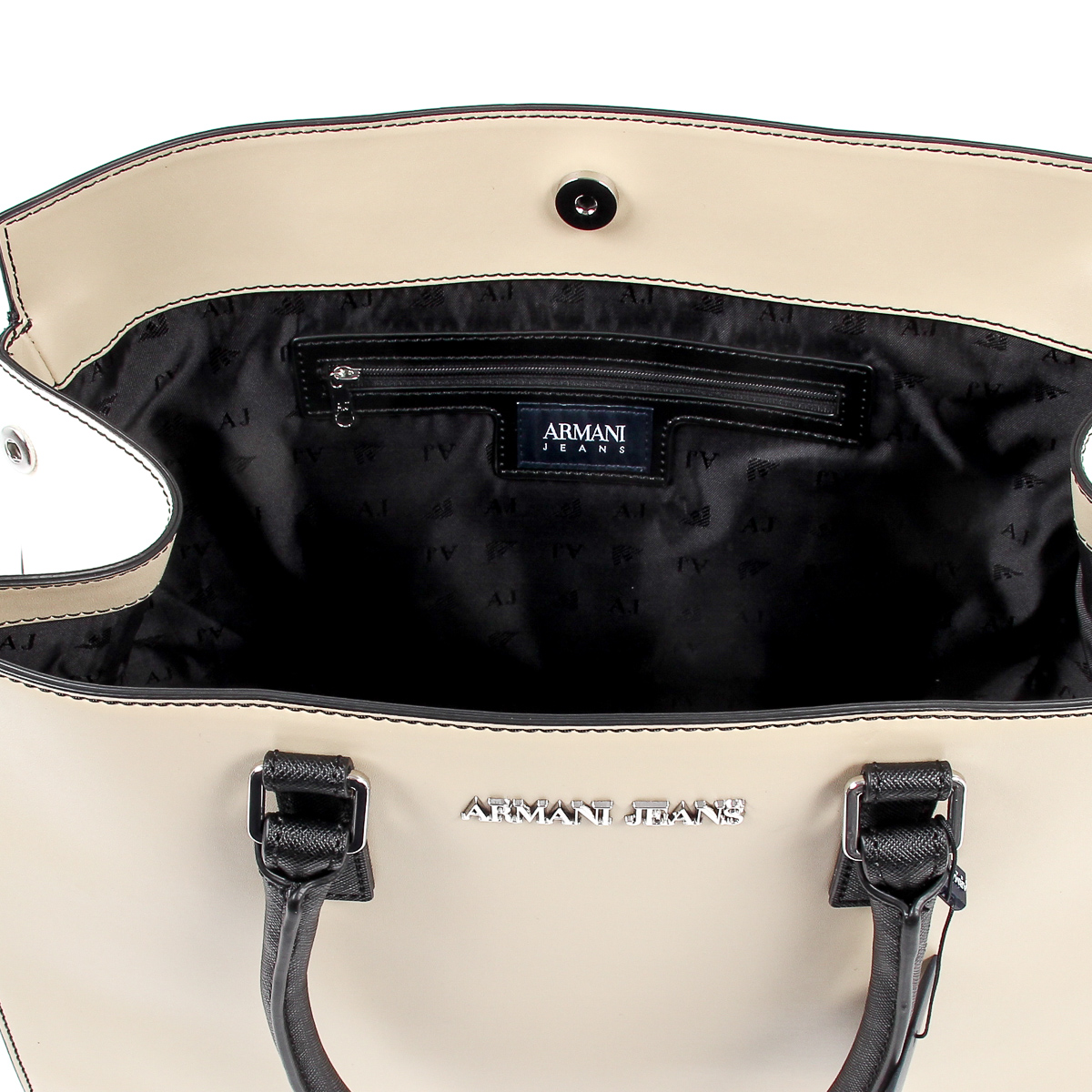 Borsa a mano da donna Armani Jeans Beige 922228 7P758 13155