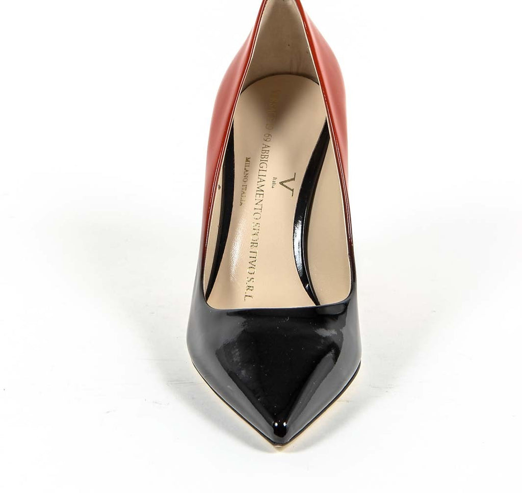 Décolleté da donna V 1969 Italia 3104091 VERN. SFUMATO NERO-ROSSO