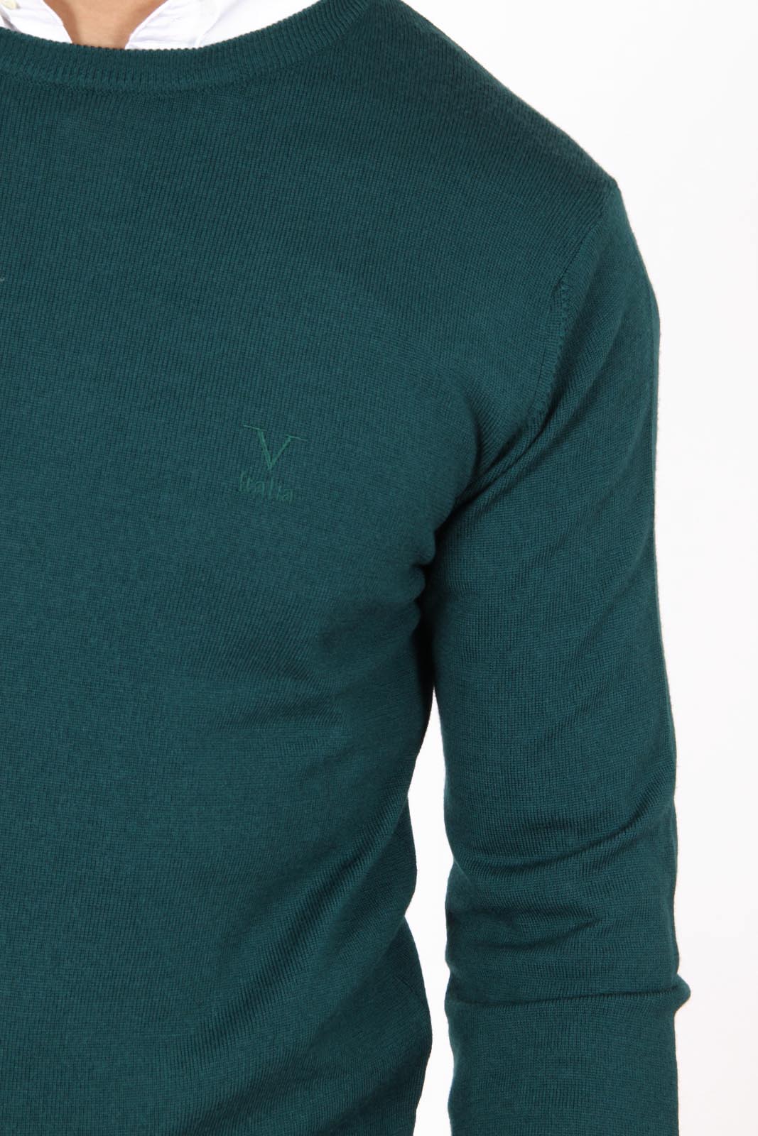 V 1969 Italia maglione girocollo uomo 9800 VERDONE