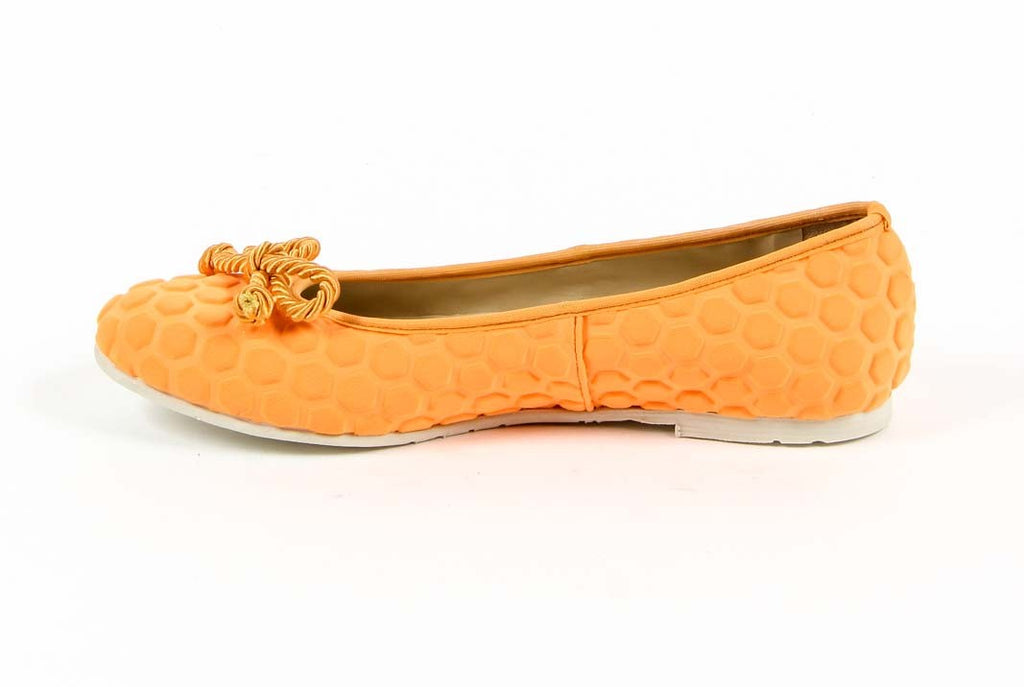 V 1969 Italia Ballerina da donna E08 TESSUTO ARANCIONE