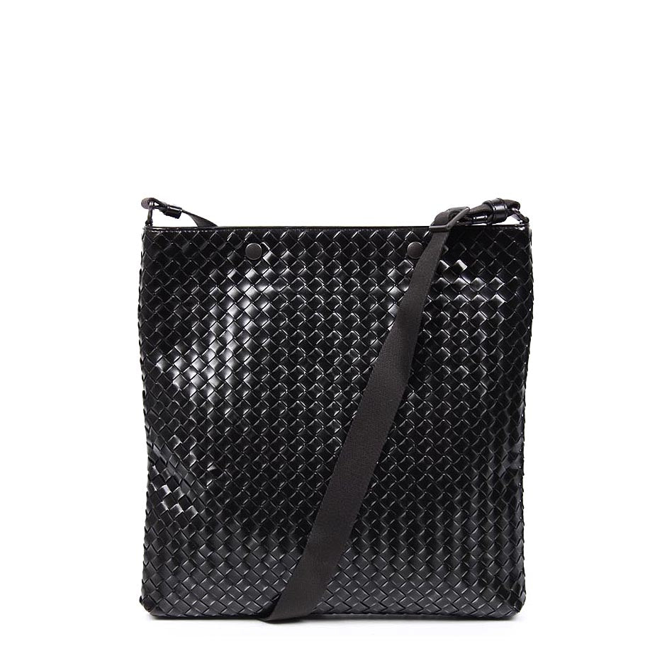 Tracolla Messenger intrecciato Donna Bottega Veneta Nero 344801 VAGJ1 1261F
