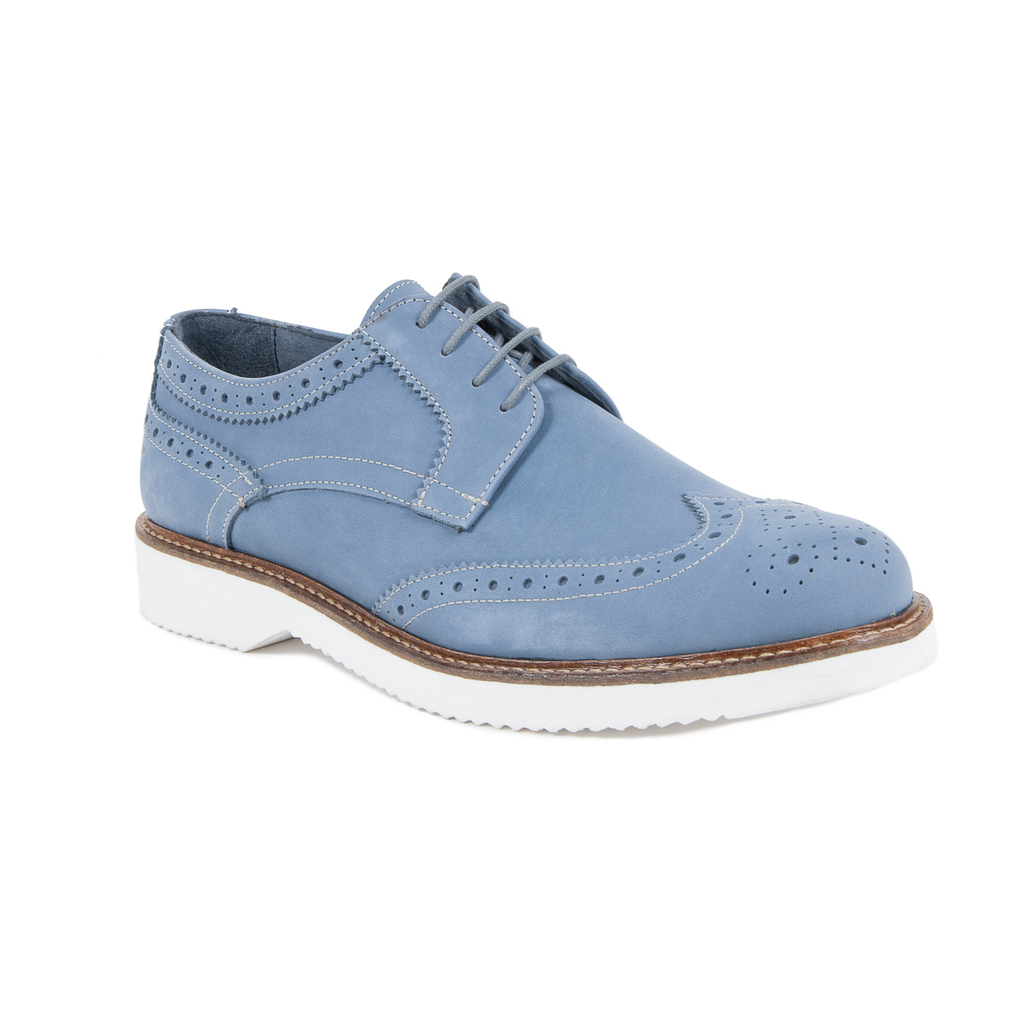 V 1969 Italia Scarpa Brogue Uomo Blu HARRY