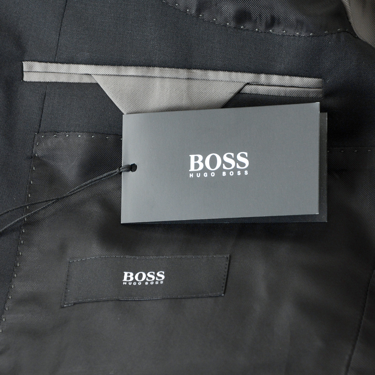 Abito da uomo Hugo Boss nero, GRANDE GENIO