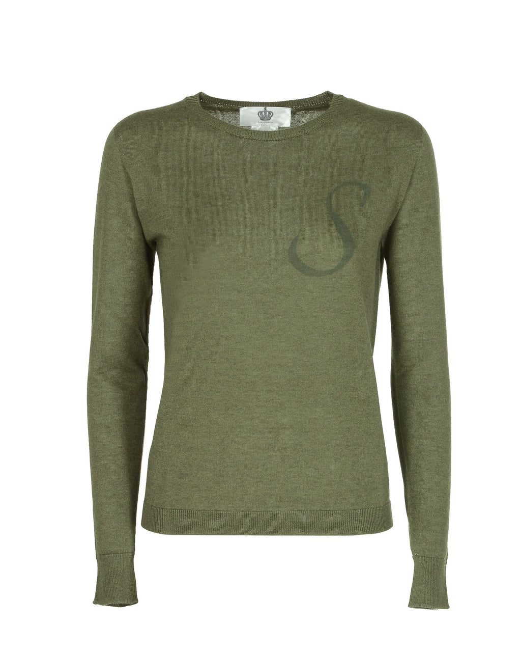 Dee Ocleppo Long Sleeve ART 004 GREEN LETTER S