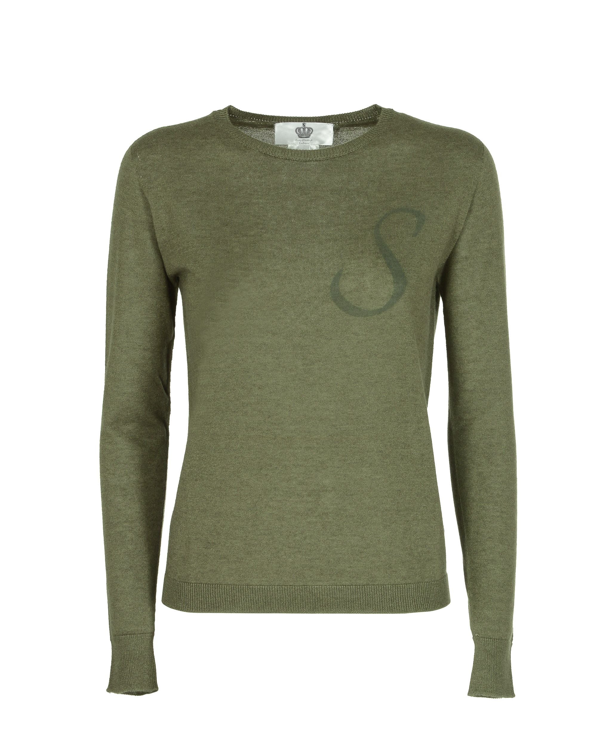 Dee Ocleppo Long Sleeve ART 004 GREEN LETTER S
