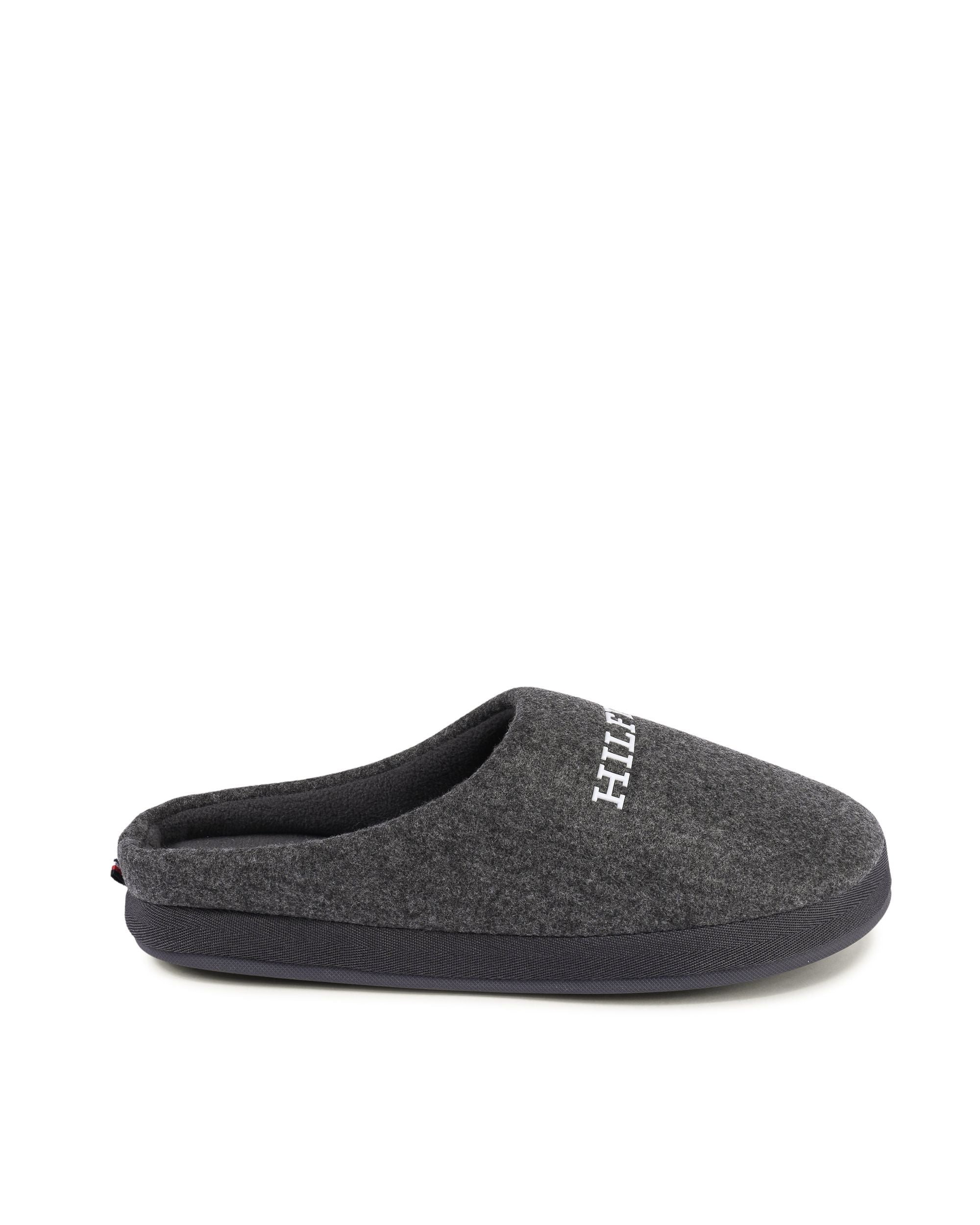 Tommy Hilfiger Pantofole da uomo grigie FM0FM04768PTY