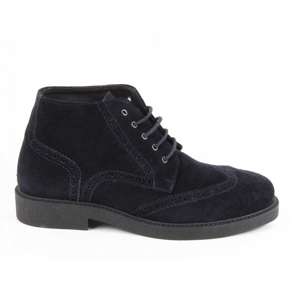 V 1969 Italia Stivaletto Uomo V2660 CAMOSCIO NAVY