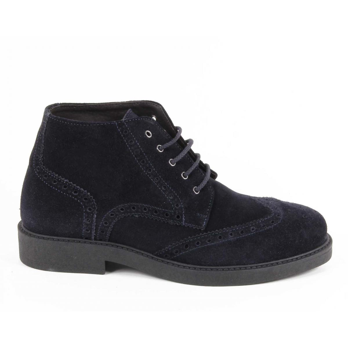 V 1969 Italia Stivaletto Uomo V2660 CAMOSCIO NAVY