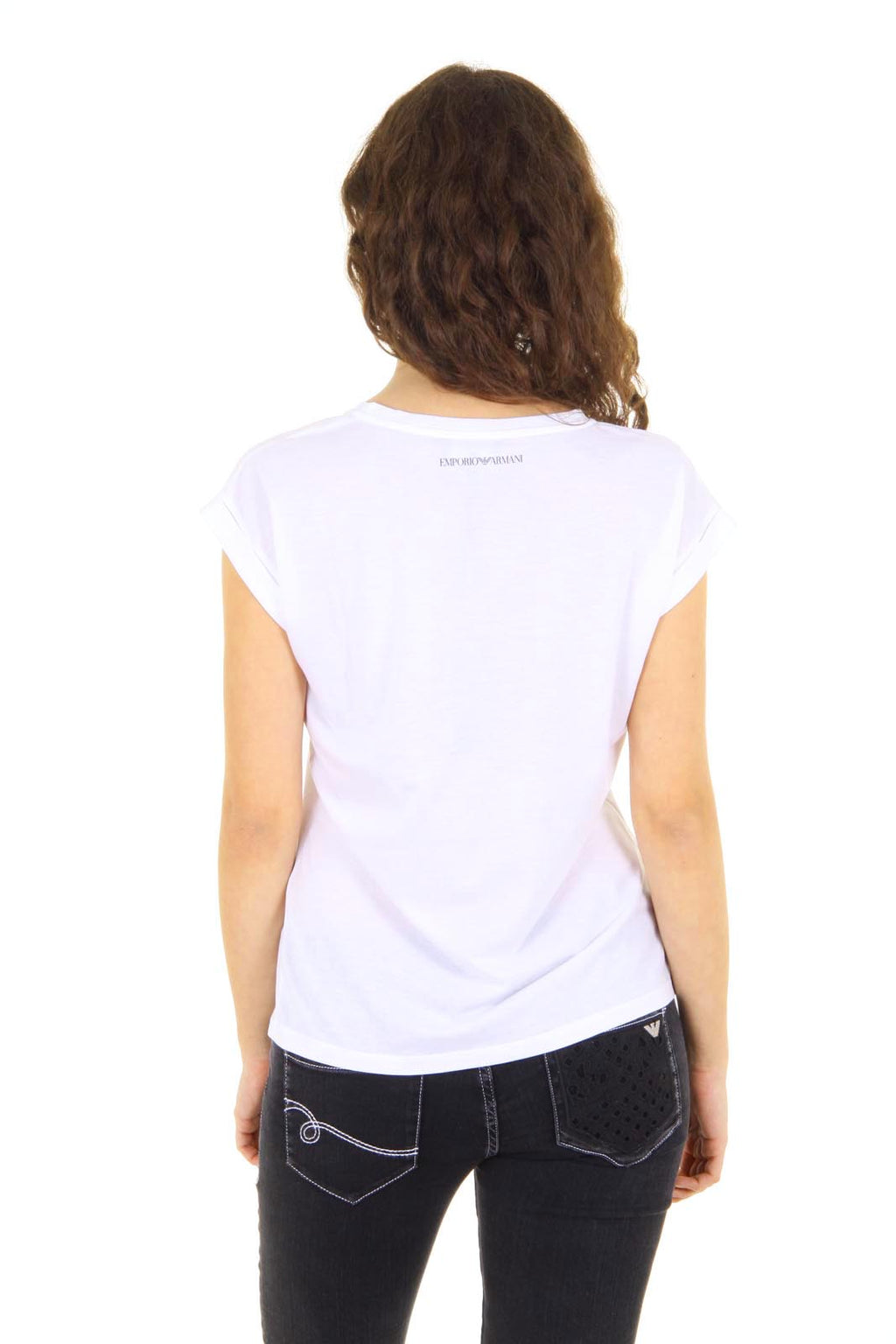 Emporio Armani t-shirt donna manica corta AGH68 CQ 10