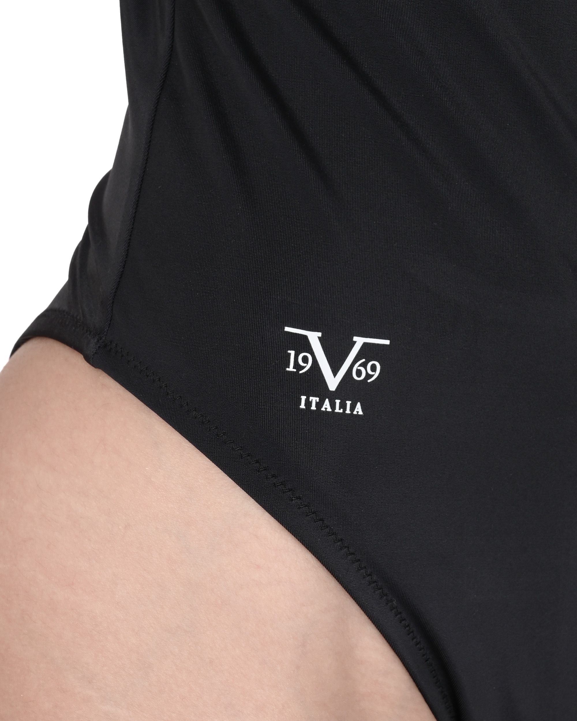 19V69 Italia Costume da bagno intero con elastico da donna VSC1WOP03 NERO