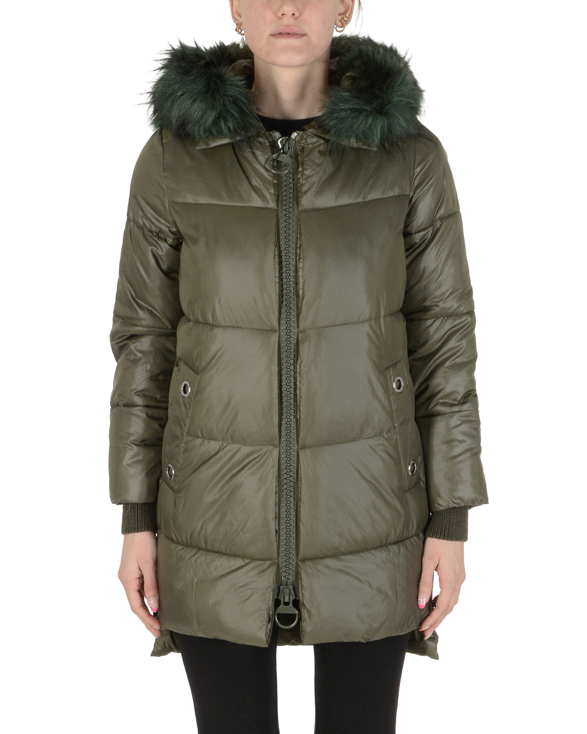 19V69 Italia Giacca da donna verde scuro SAMIRA VERDE SCURO