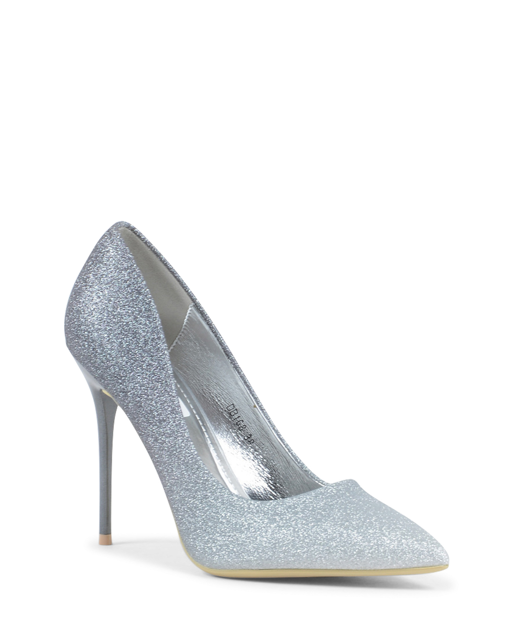 19V69 Italia Scarpe da donna con tacco glitter grigio V168 GRIGIO
