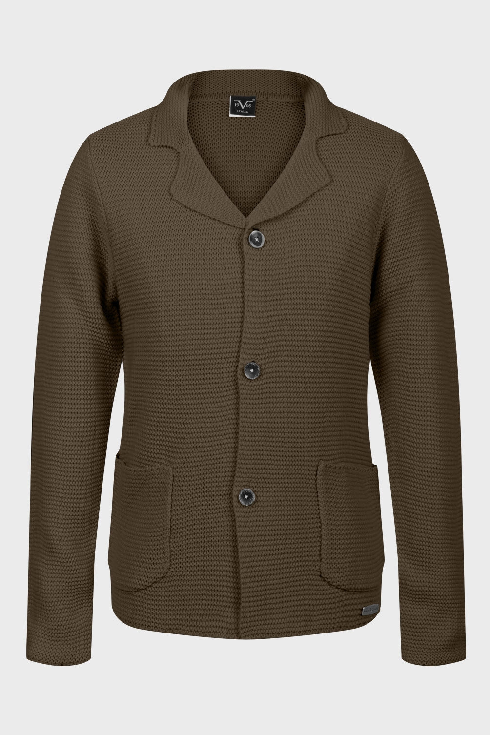 19V69 Italia Maglione Uomo Verde JOEY OLIVE