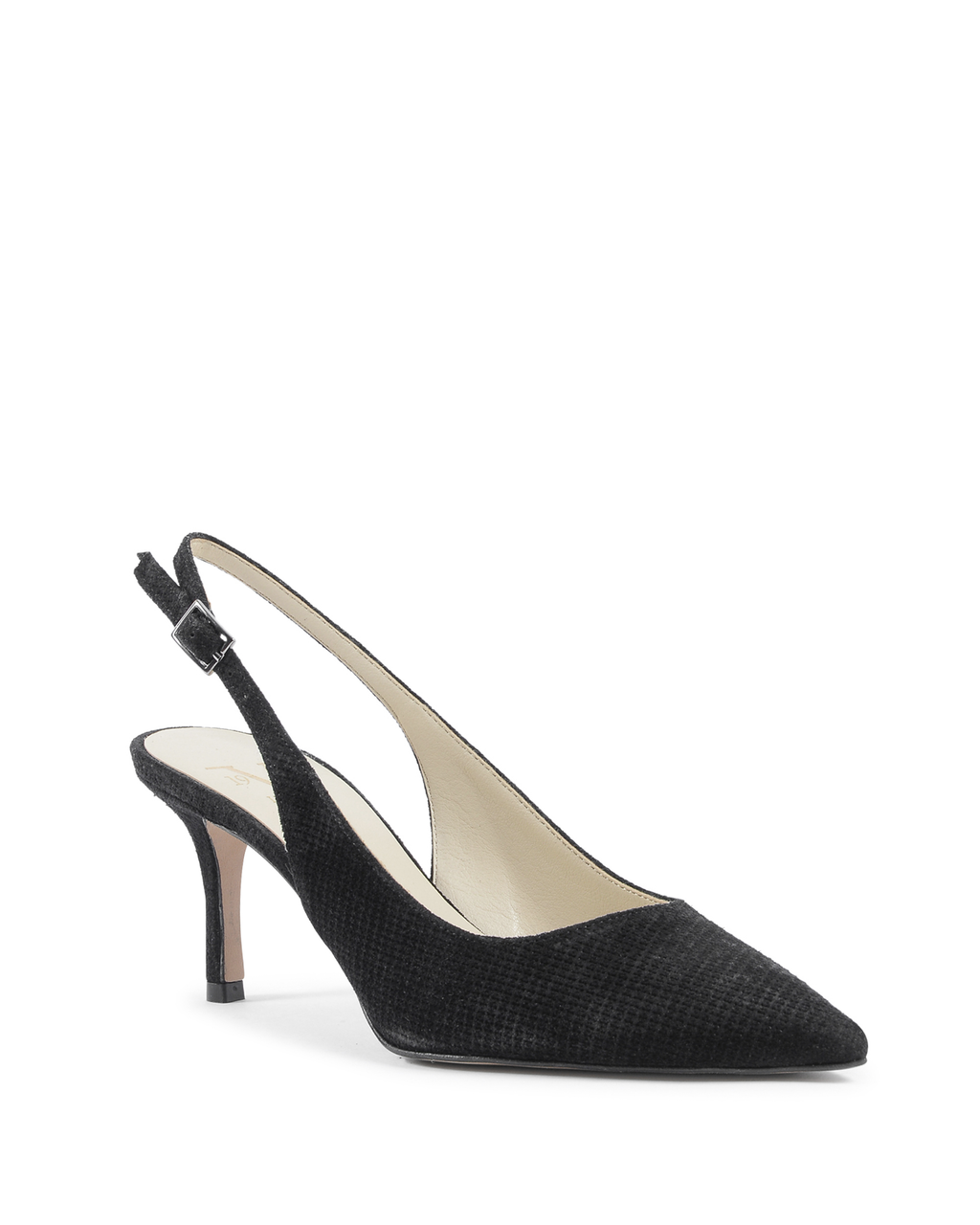 19V69 Italia Womens Slingback Pump Nero PALOMA65 SOFTY PRINT NERO