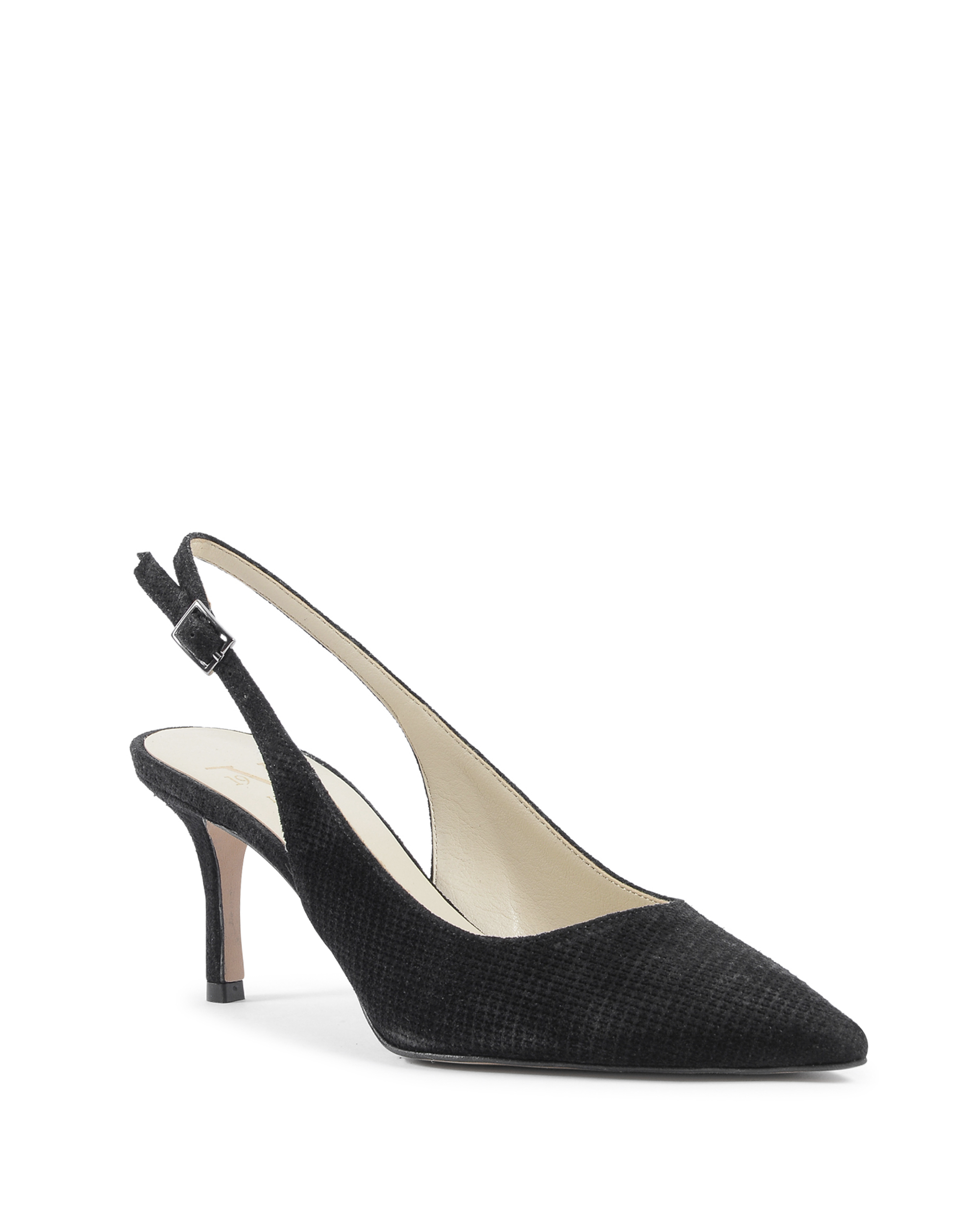 19V69 Italia Womens Slingback Pump Nero PALOMA65 SOFTY PRINT NERO