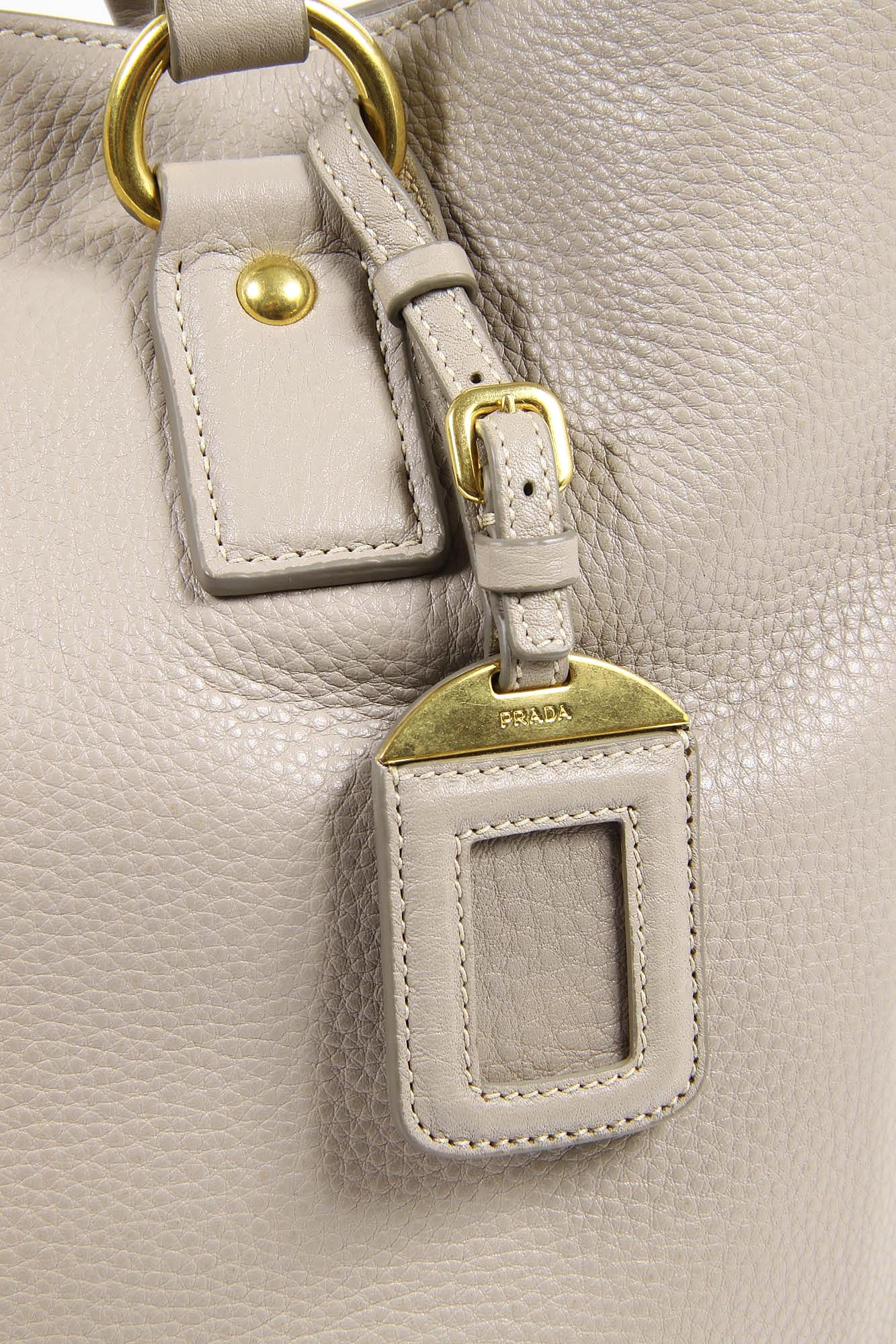 Borsa tote Prada BR4372 Pomice Vitello Daino