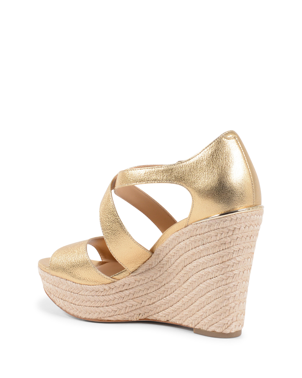 Michael Kors Sandalo con zeppa da donna oro ABBOTT