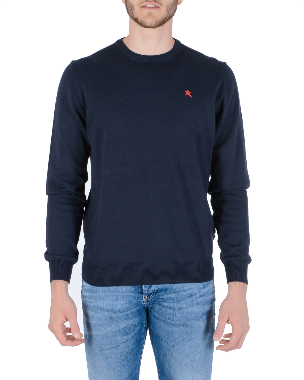 Maglione da uomo Andrew Charles KNITWEAR BLU NAVY