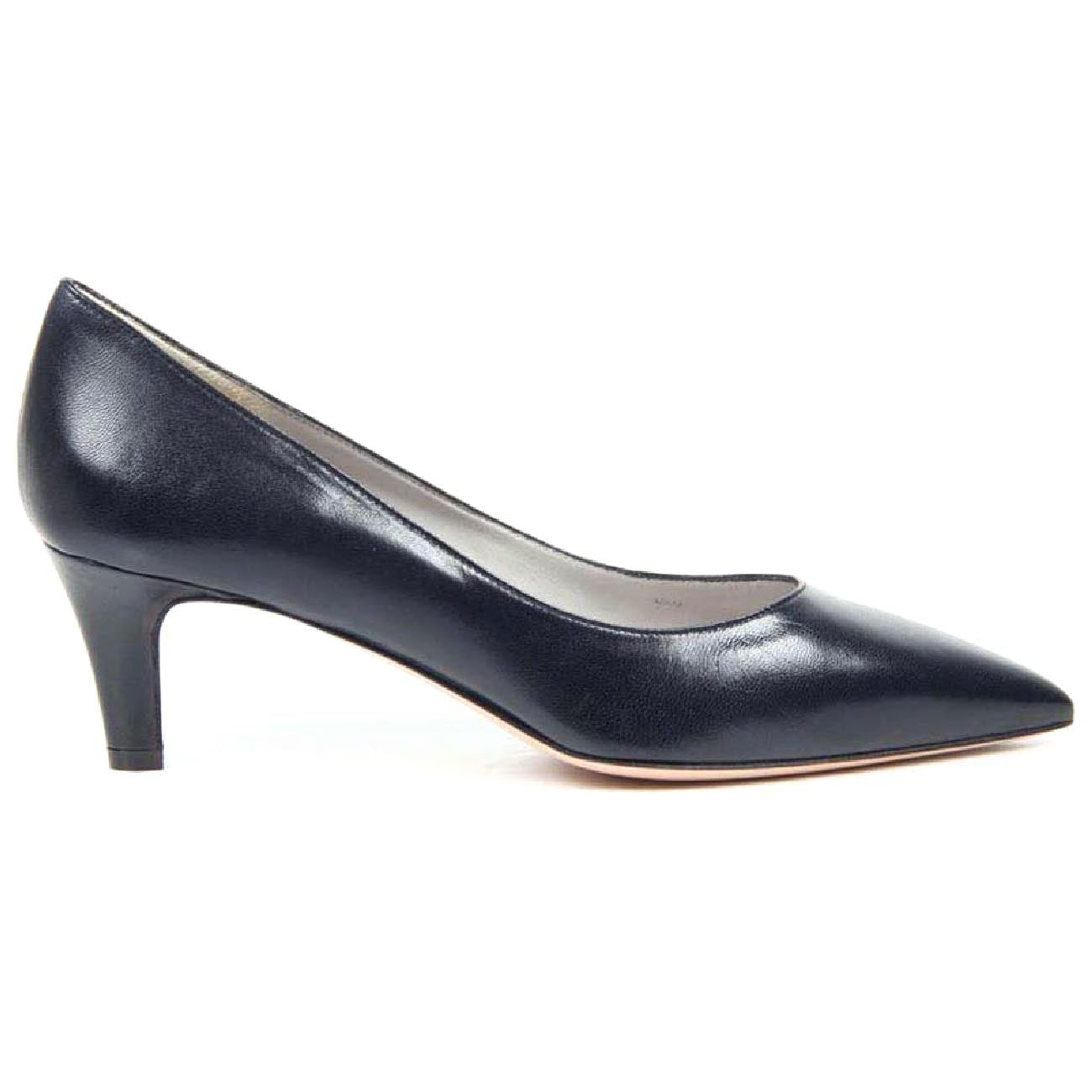 Décolleté da donna con tacco gattino V 1969 Italia 5534-LID55 PE ELIOS15BL CAPRETTO ELIOS BLU PRUSSI