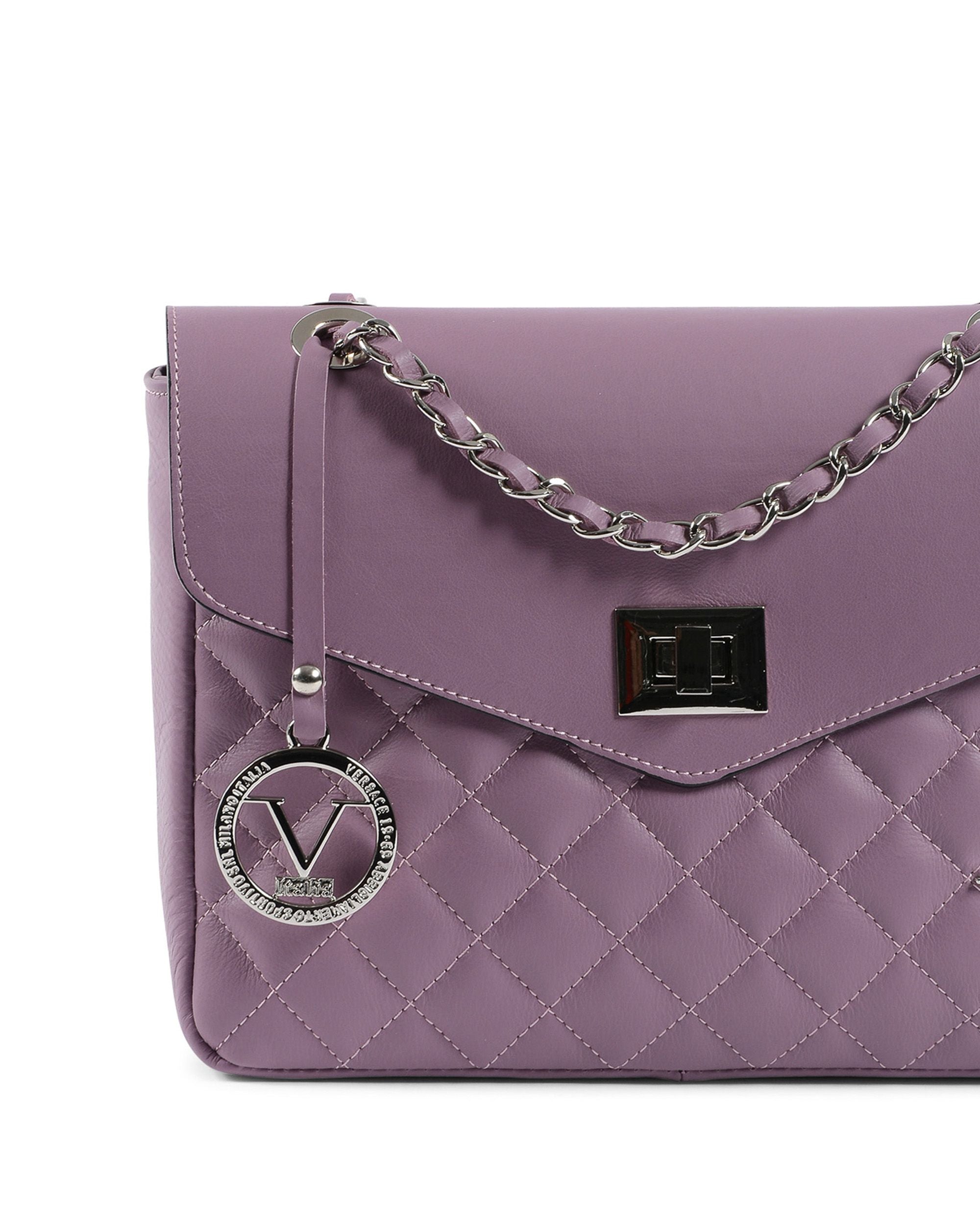 V Italia Borsa da donna Viola V024-S SAUVAGE MALVA