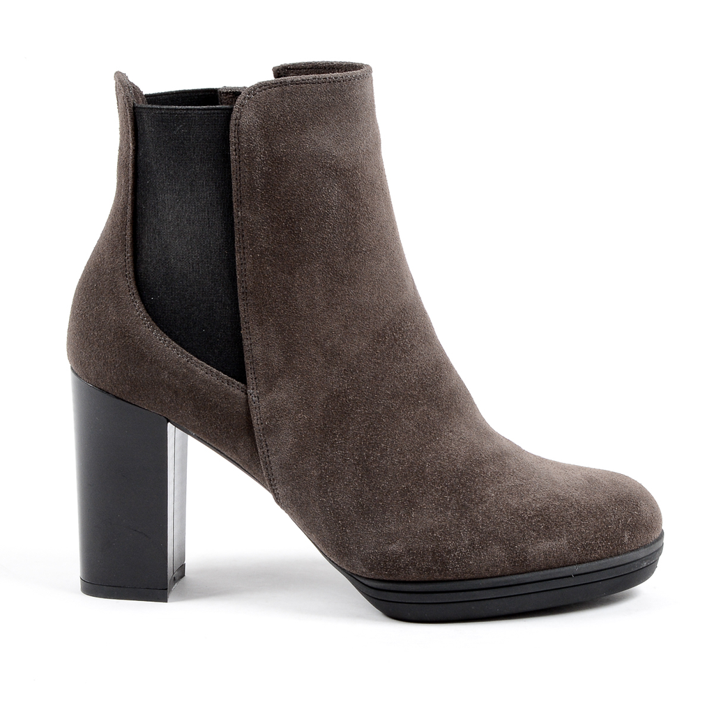 V 1969 Italia Stivaletto con tacco da donna Marrone MADELYN