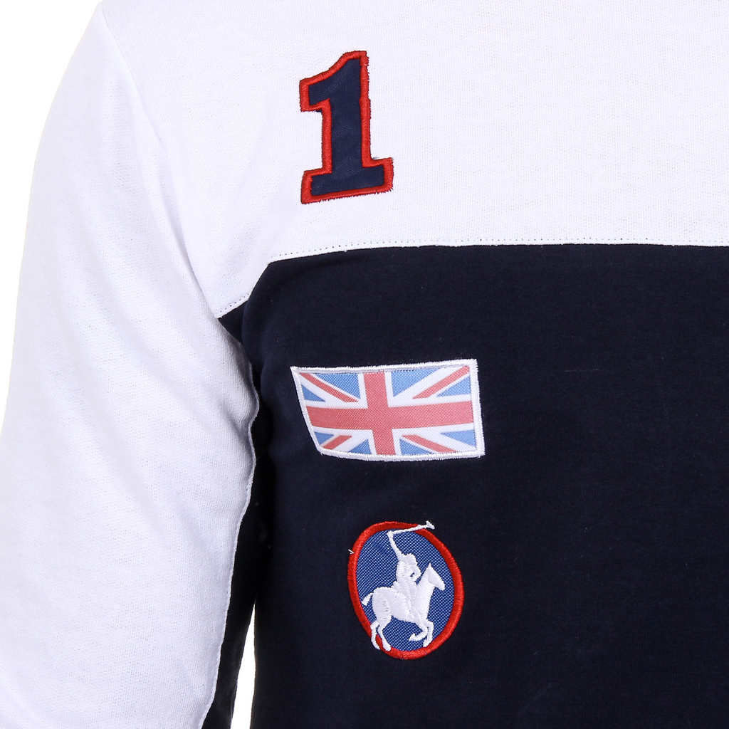 Maglione da uomo a maniche lunghe con scollo tondo Ufford & Suffolk Polo Club