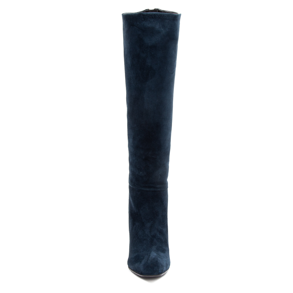 V 1969 Italia Stivale alto da donna blu scuro YARA