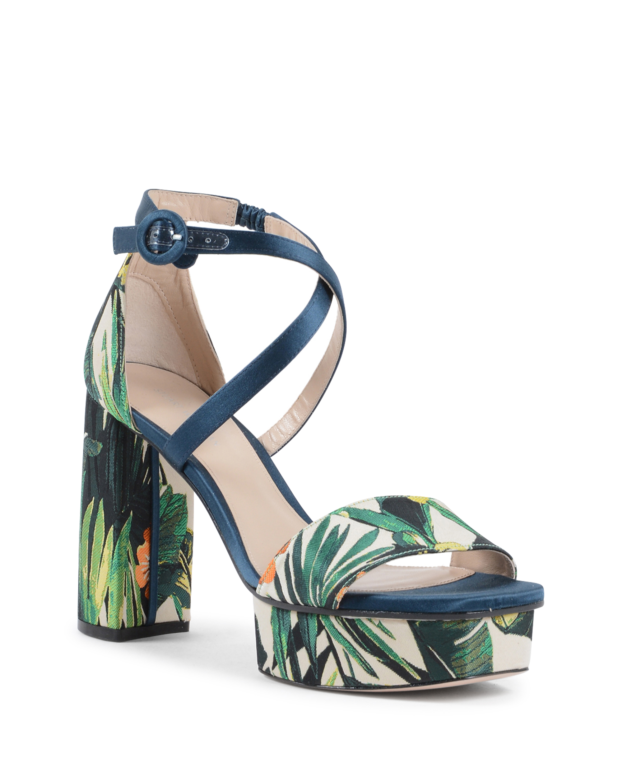Stuart Weitzman Sandalo con cinturino alla caviglia da donna multicolore CARLA