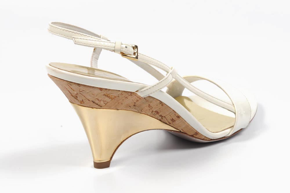 Sandalo da donna Sebastian Milano S3178 VERNICE BIANCA