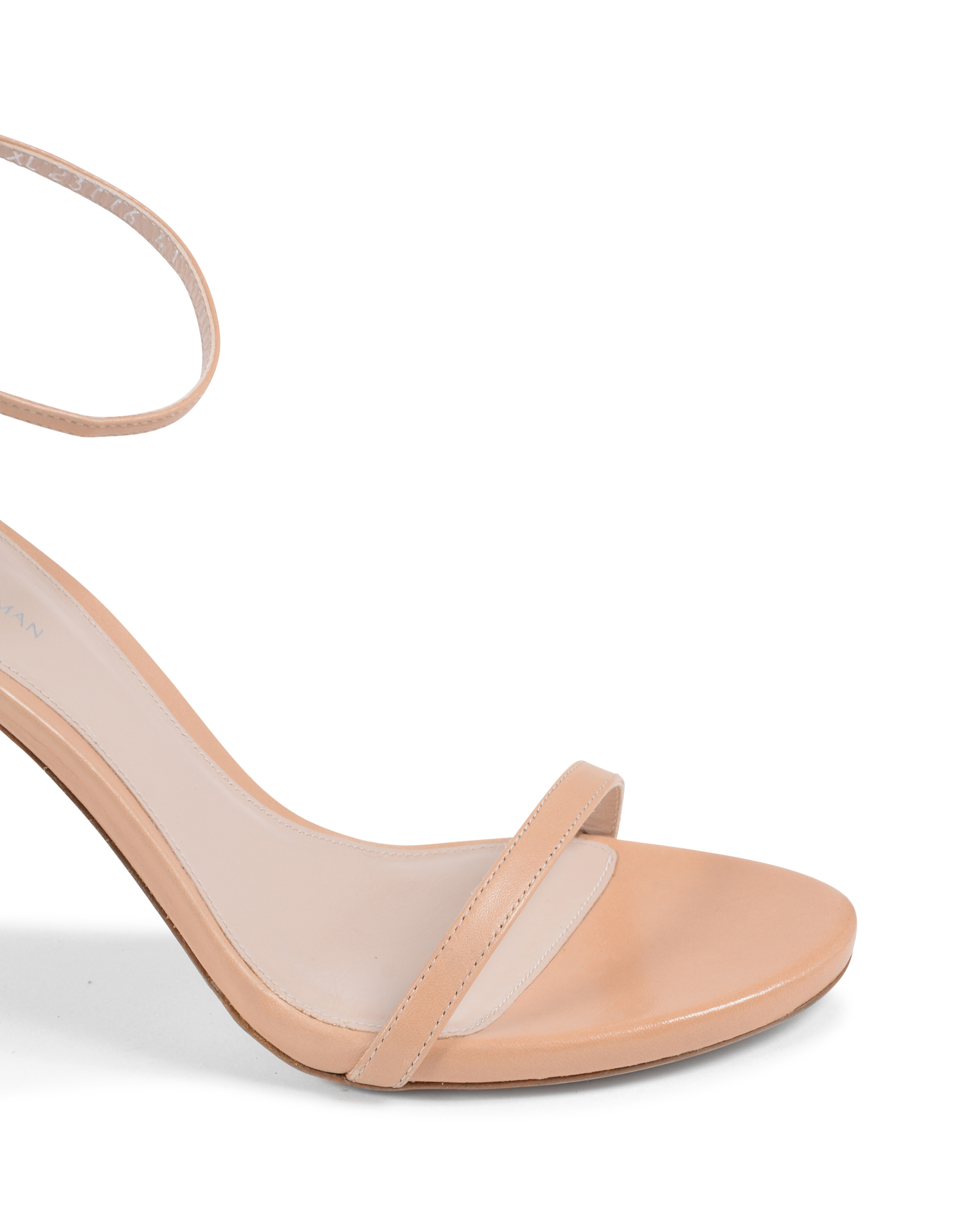 Stuart Weitzman Sandalo con cinturino alla caviglia da donna Beige NUDISTSONG
