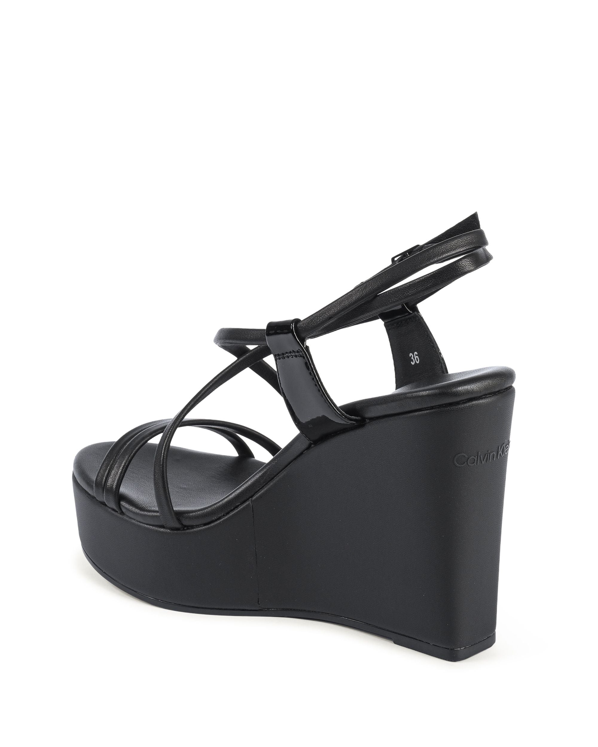 Calvin Klein Zeppa da donna nera HW0HW01952BEH