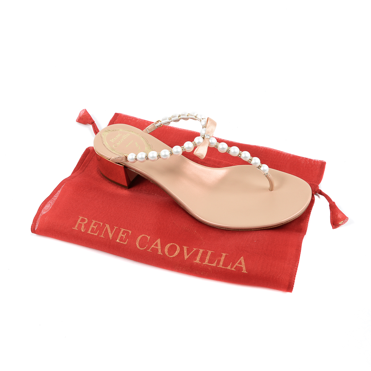 Rene Caovilla by The Blonde Salad Perizoma da donna rosa PERLA
