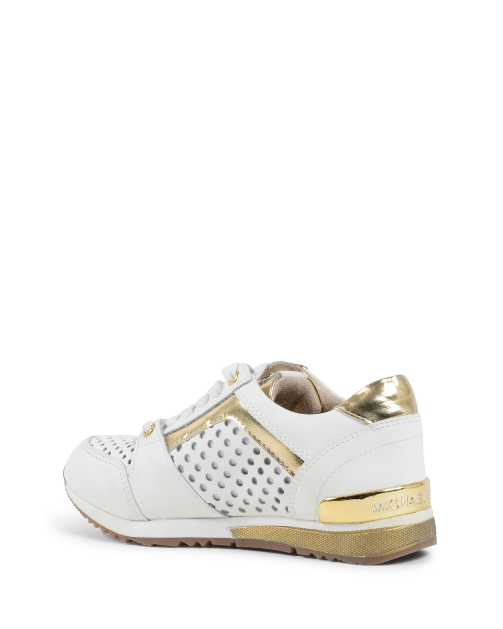 Michael Kors Sneaker da bambina bianca ZIA ALLIE SAY WHITE GOLD